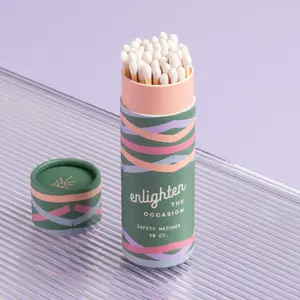 Green Safety Matches Tube