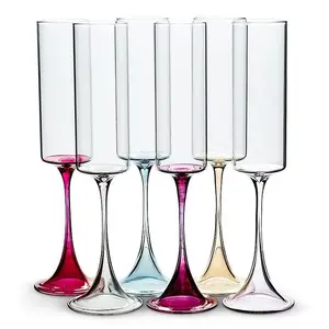 Red Champagne Flute