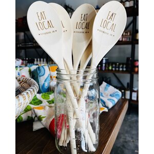 Eat Local Wooden Spoon