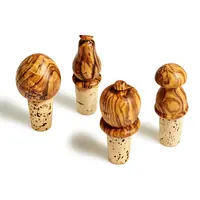 Natural OliveWood Olive Wood Wine Stopper