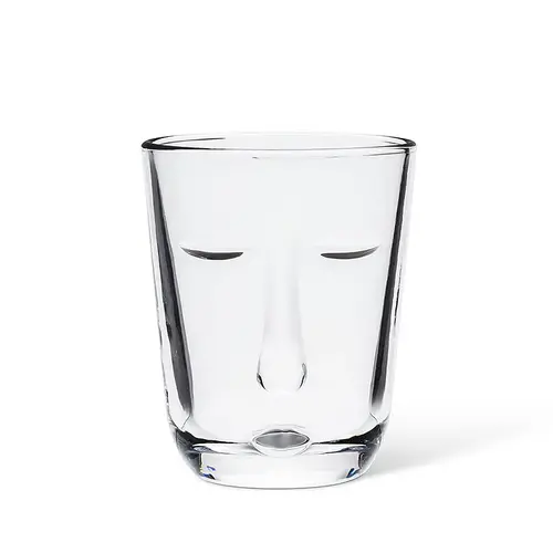 Abbott Resting Face Rocks Glass