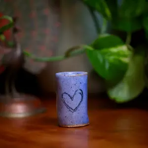 Handmade Heart Shot Glass