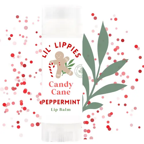 The Little Flower Soap Co. Candy Cane Lip Balm
