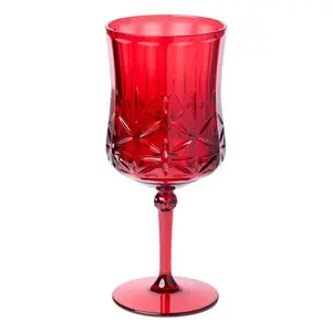 Curvy Red Wine Glass