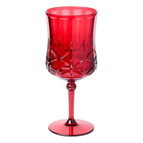 Sophistiplate Curvy Red Wine Glass