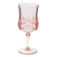 Sophistiplate Curvy Blush Wine Glass
