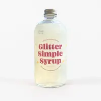Wood Stove Kitchen Glitter Simple Syrup