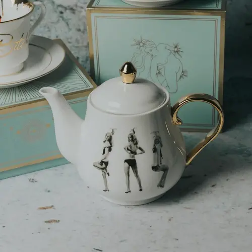 Spitfire Girl Burlesque Teapot