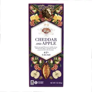 Cheddar and Apple Chocolate Bar