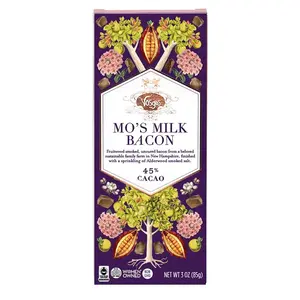 Mo's Bacon and Salt Milk Chocolate Bar