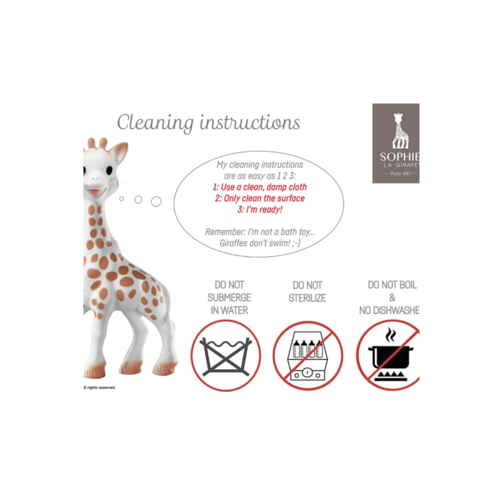 Sophie Sophie la Girafe, White Box