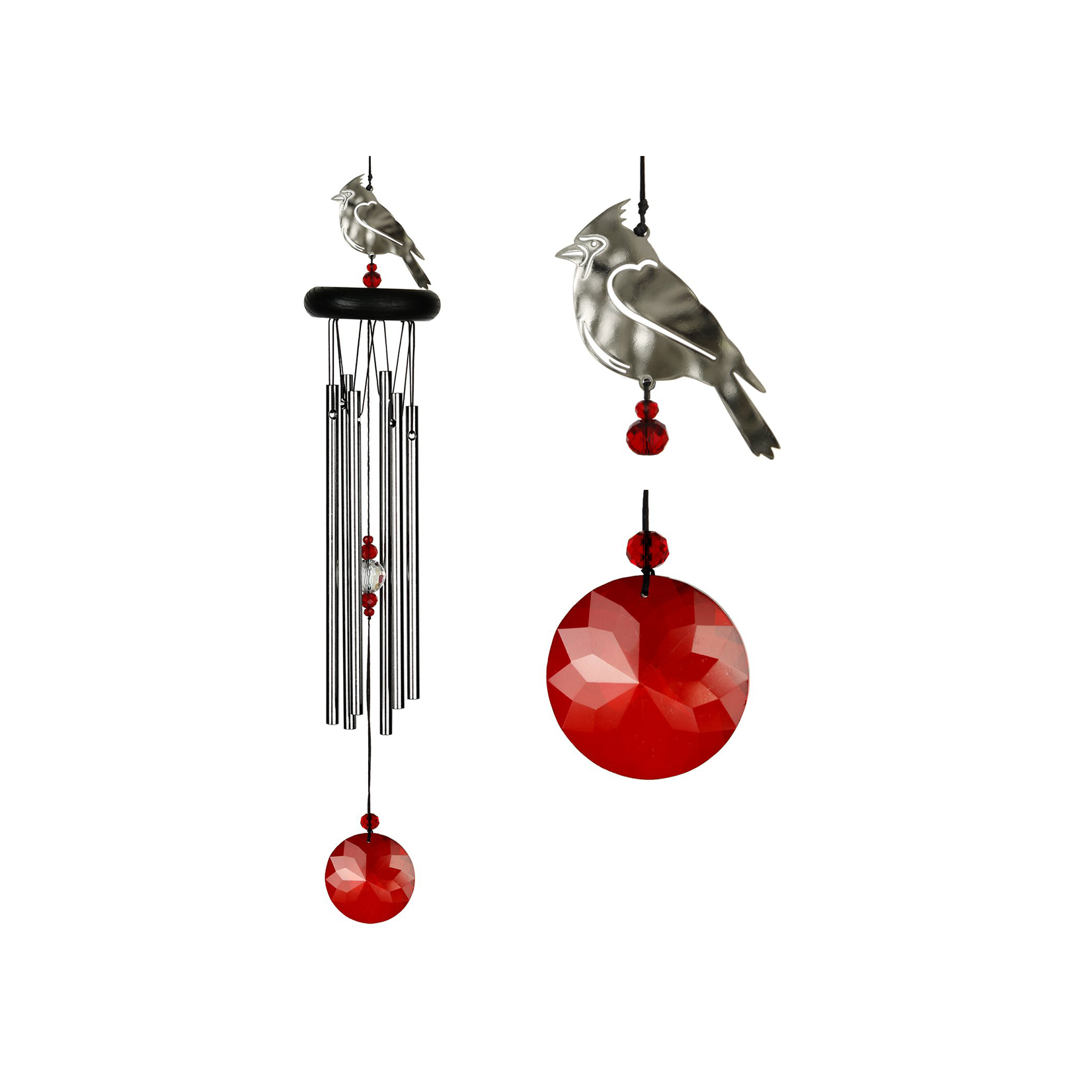 Woodstock Chimes Crystal Chime, Cardinal