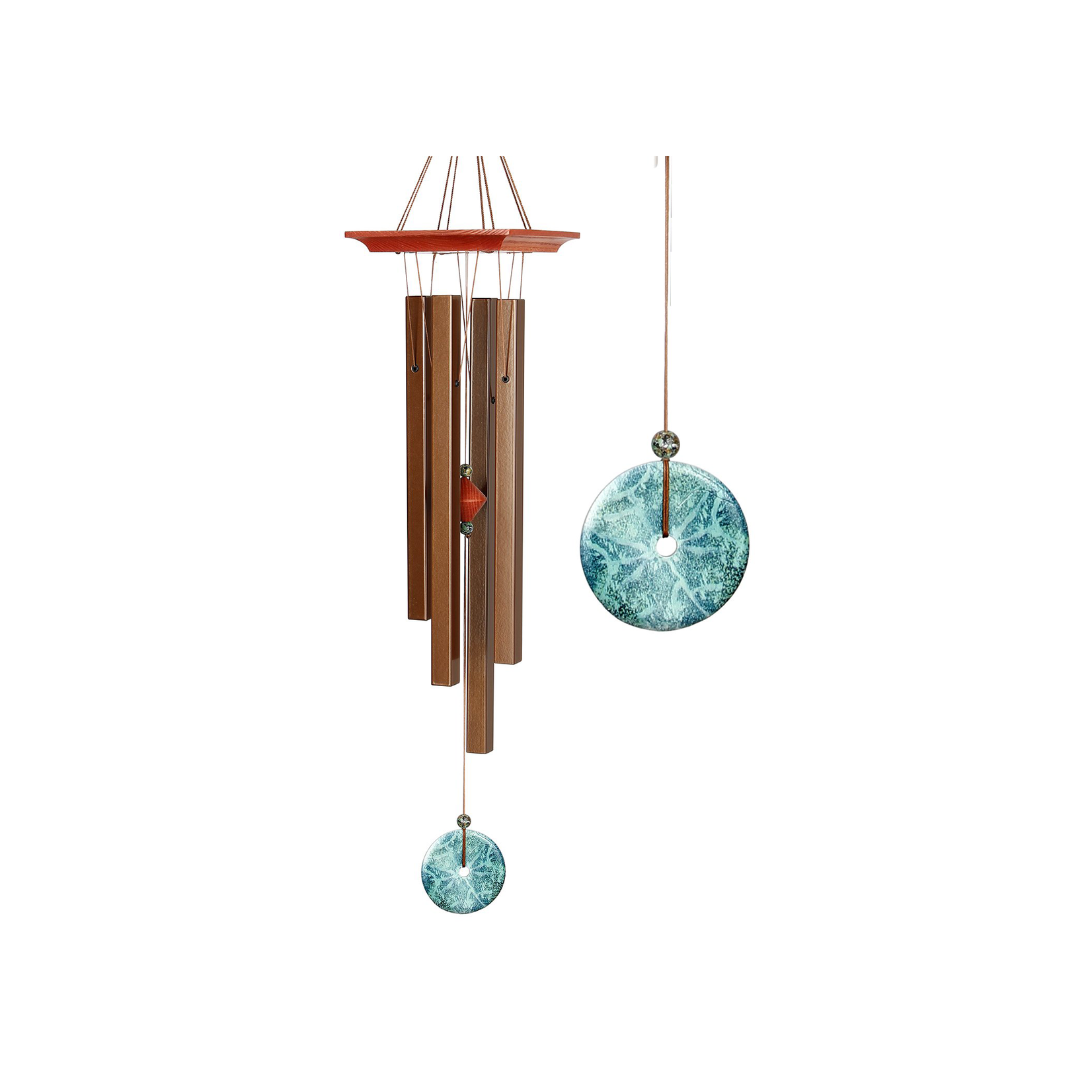 Woodstock Chimes Turquoise Chime, Medium