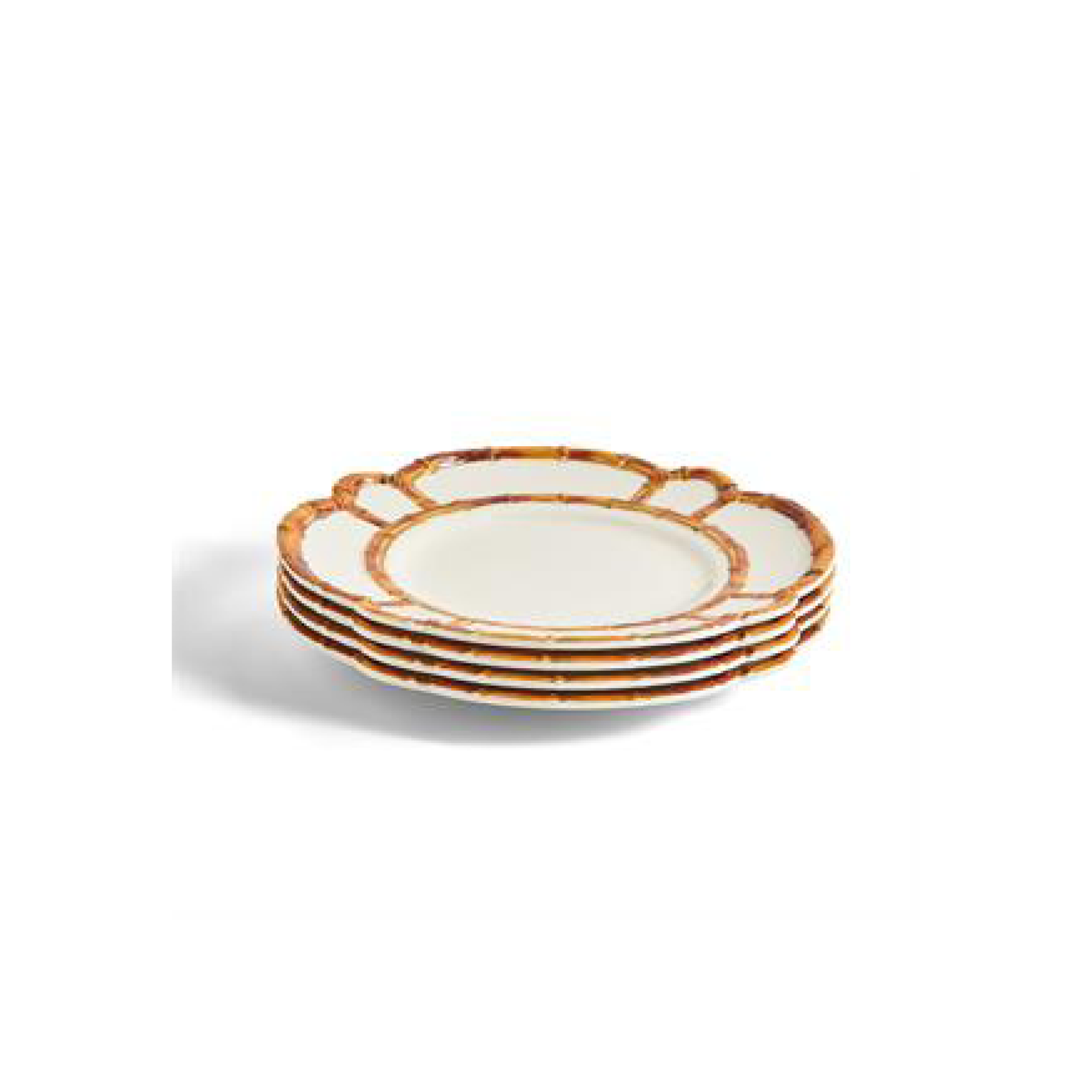 Two's Company, Inc. Bamboo Touch Dinner Plate