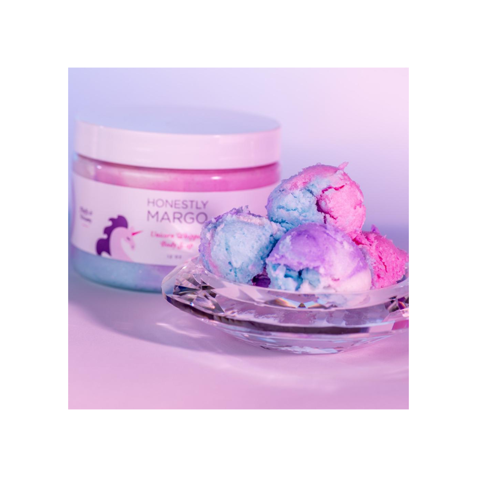 Honestly Margo Unicorn Fruity Dreamsicle Whipped Body Soap