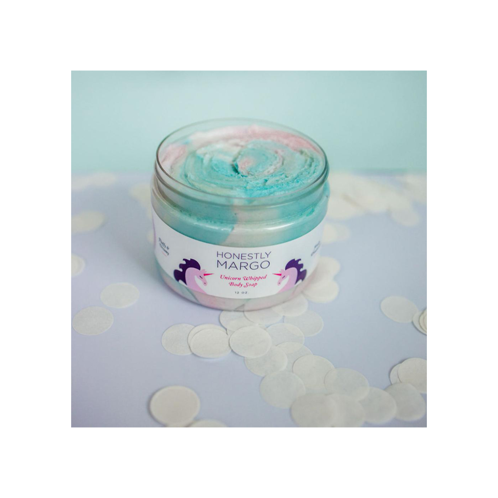 Honestly Margo Unicorn Fruity Dreamsicle Whipped Body Soap