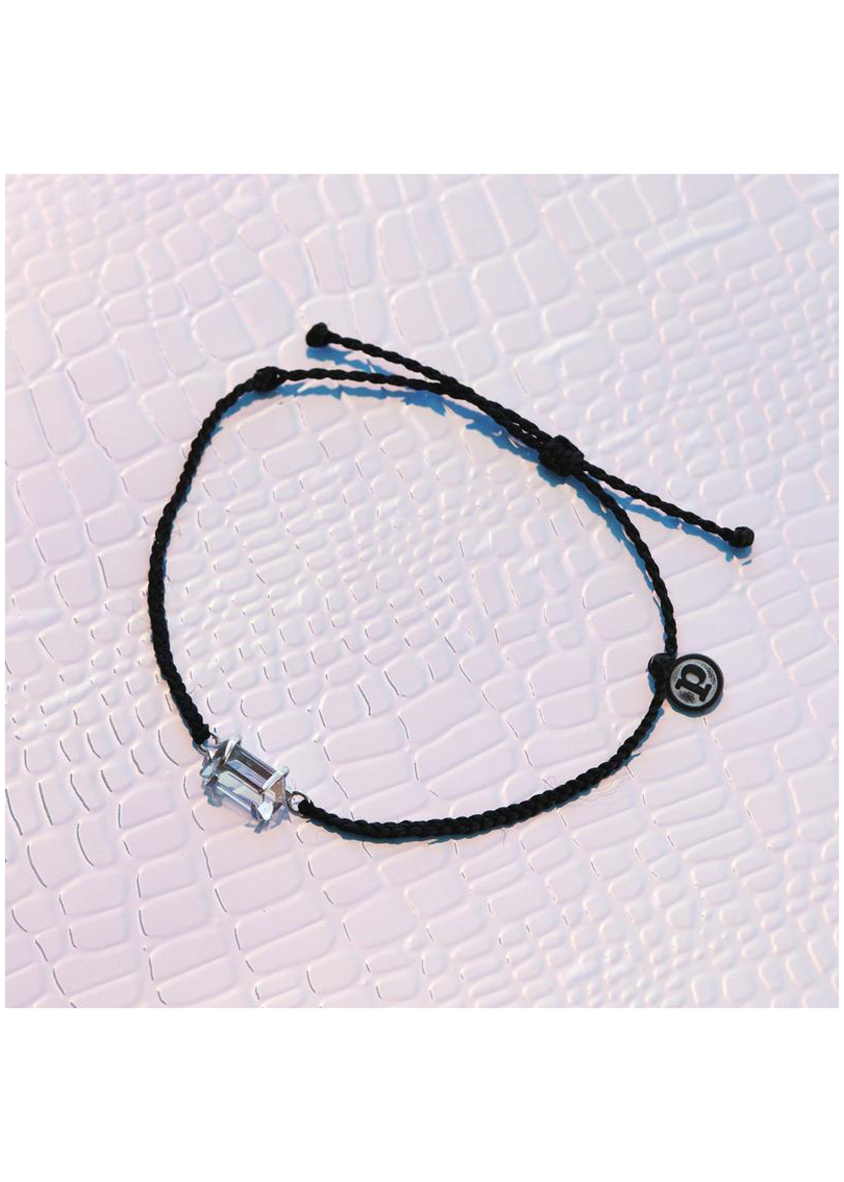 puravida bracelets Mermaid Quartz Silver Bracelet Black