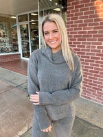 Barefoot Dreams Ecochic Cowl Neck Pullover