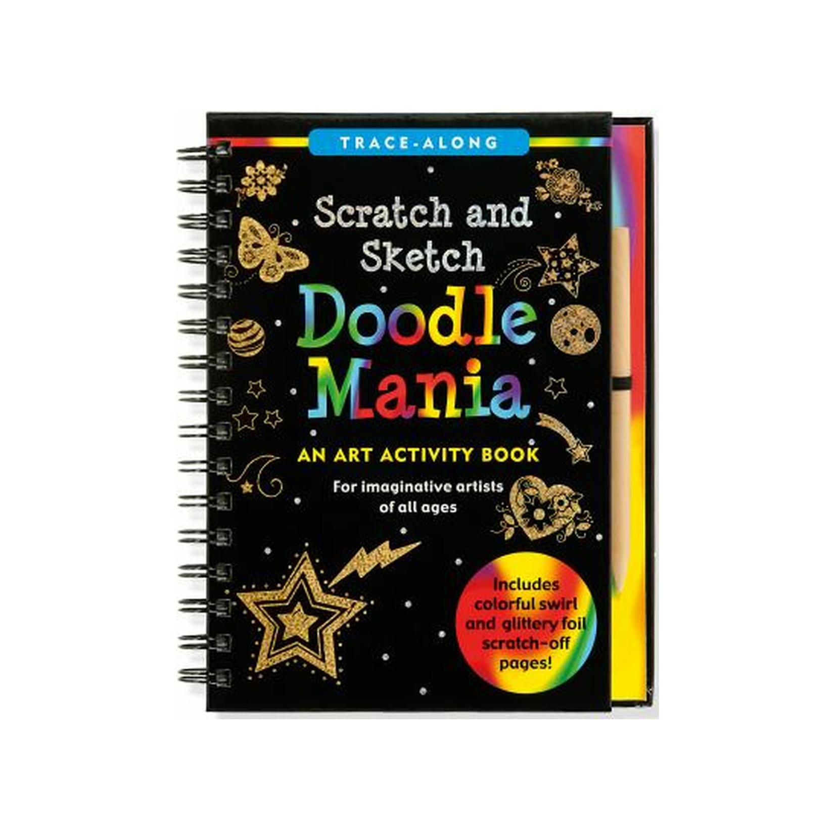 Super Scratch and Sketch: A Cool Art Activity Book for Budding Artists of All Ages [Book]