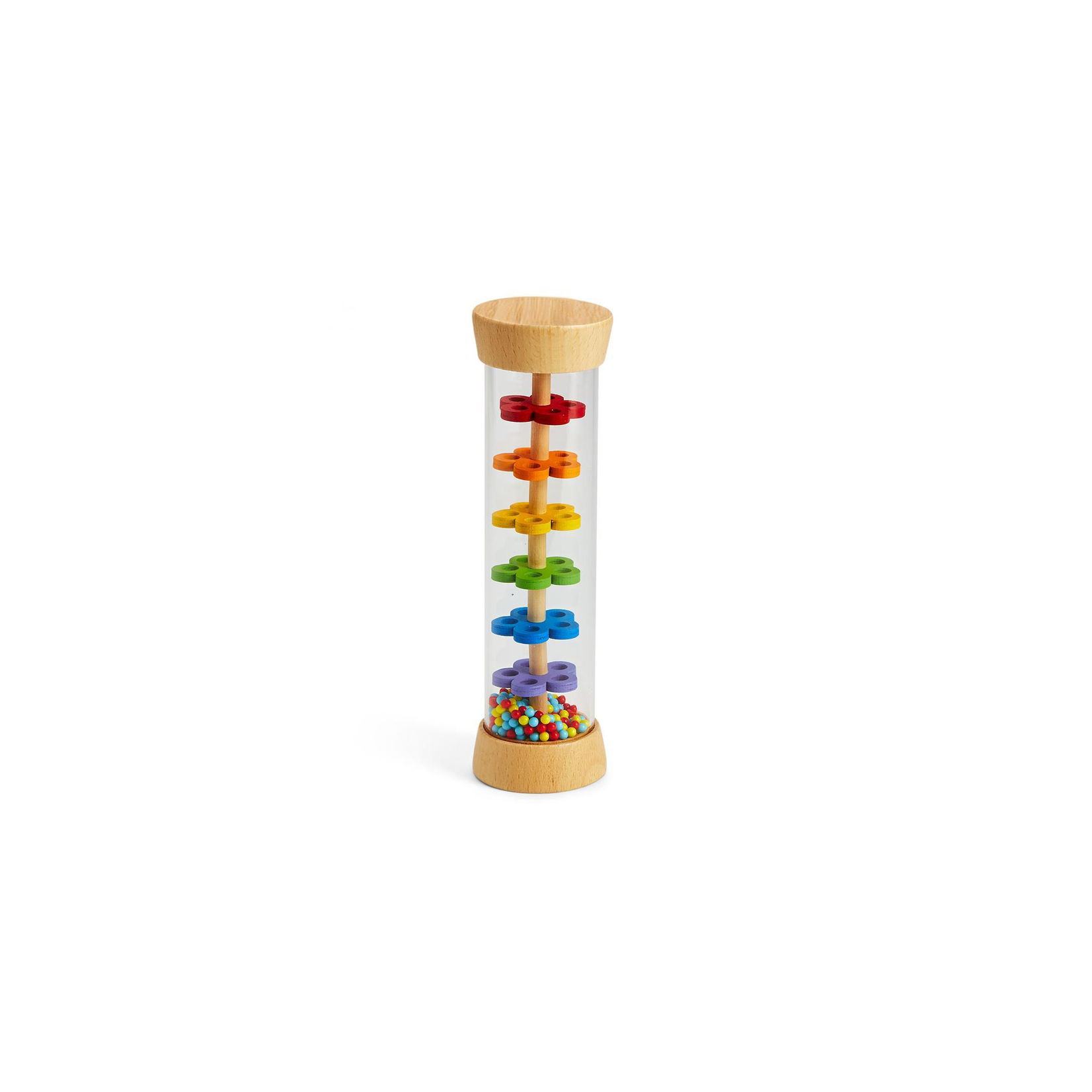 Two's Company Rainbow Beads Rattle Toy