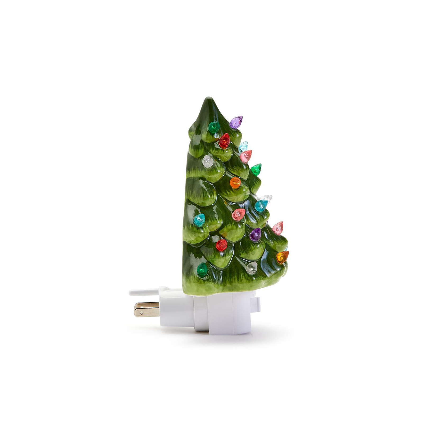 Two's Company Vintage Christmas Tree Nightlight Decor