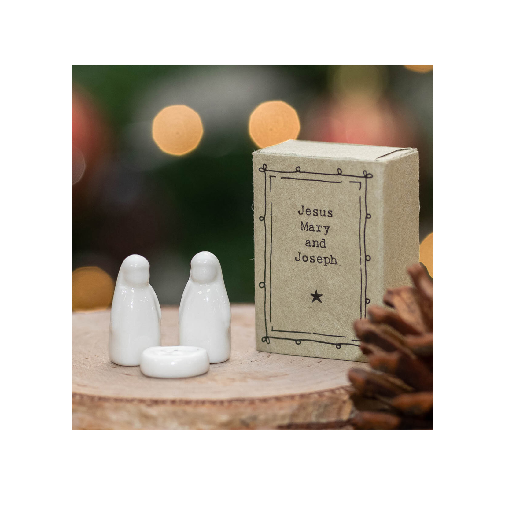 Two's Company Nativity Matchbox