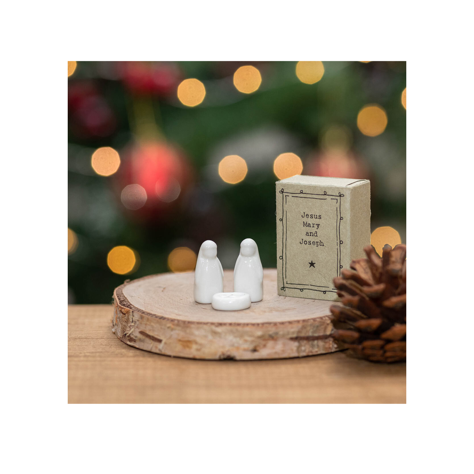 Two's Company Nativity Matchbox