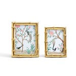 Two's Company Gold Faux Bamboo Frame, 5 X 7