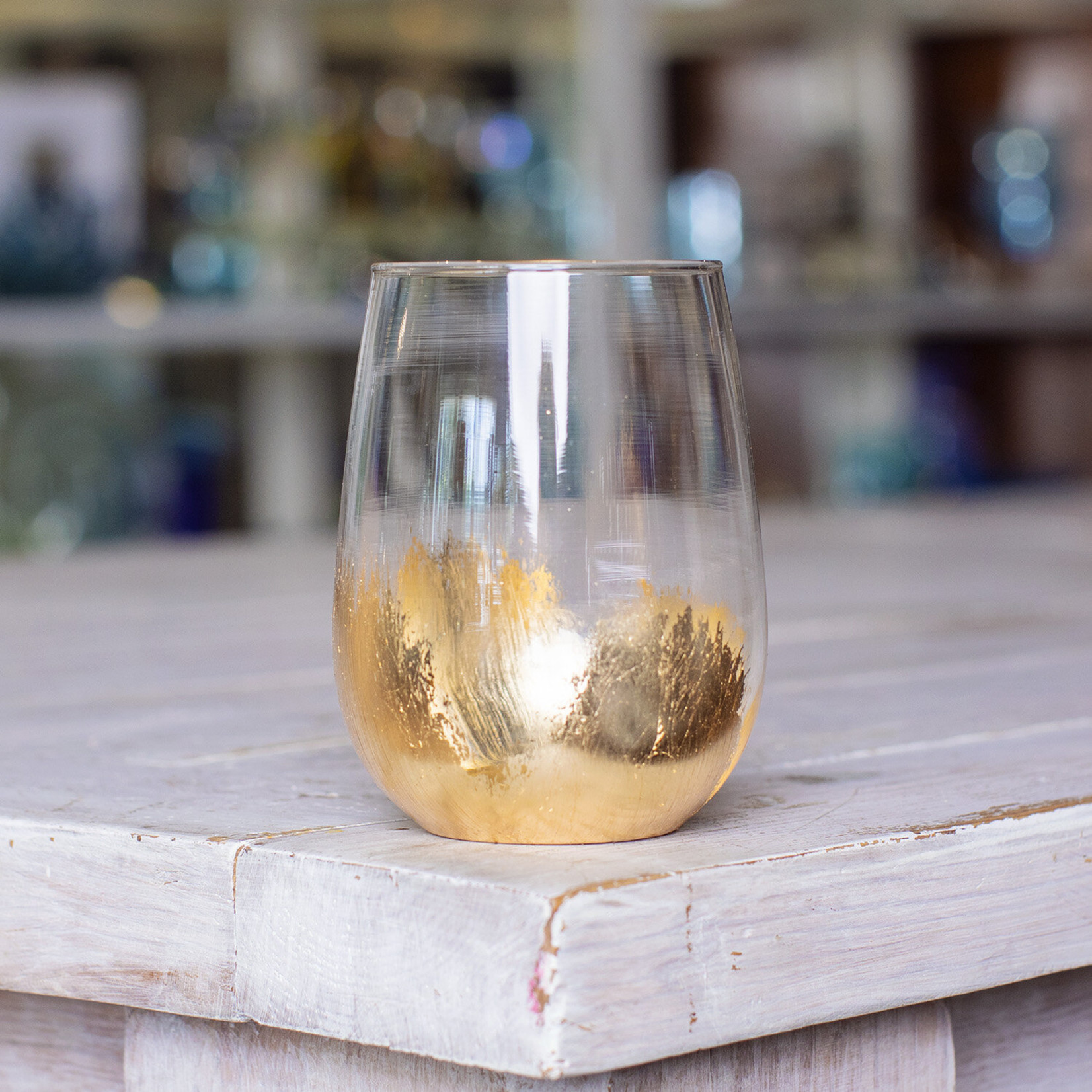 Elm Stemless White Wine Glass