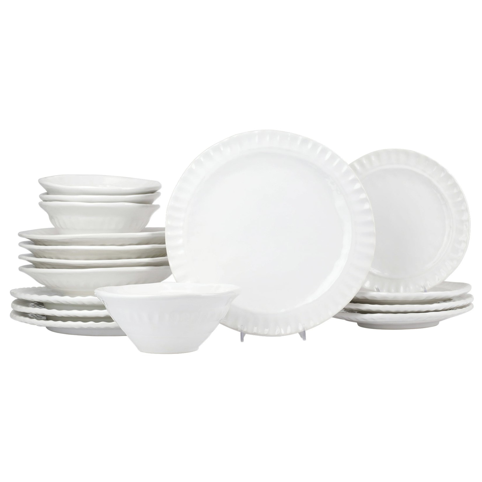 Vietri Pietra Serena Salad Plate