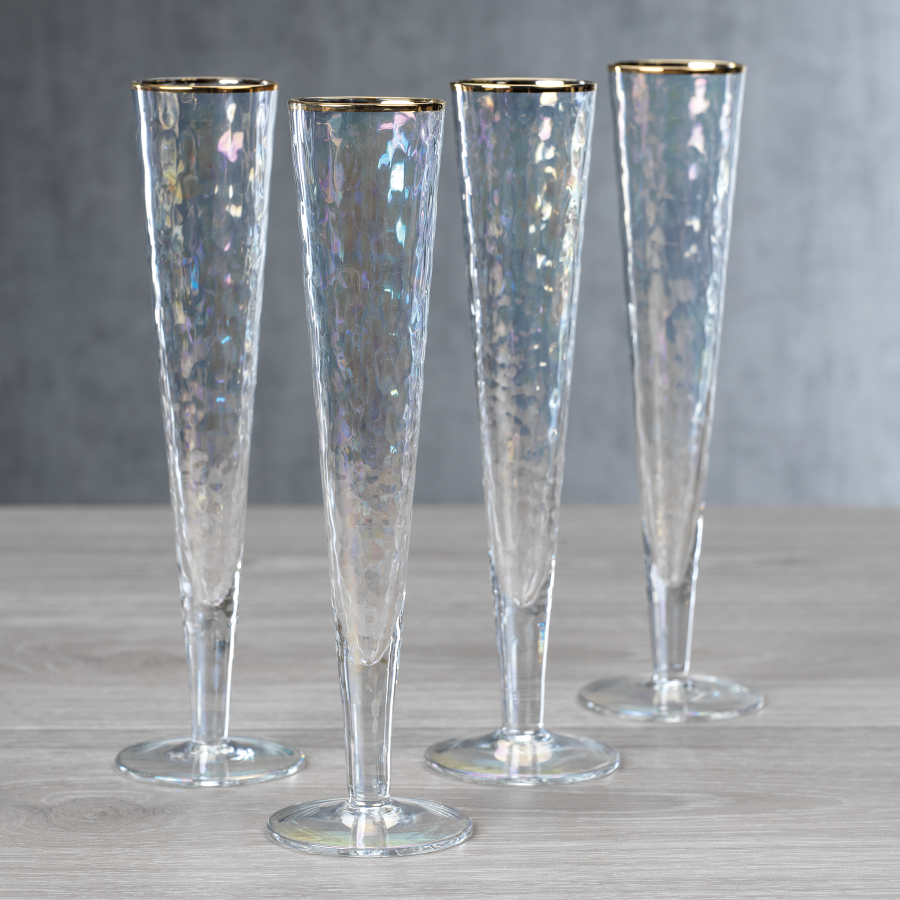 Slim champagne flutes deals