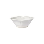 Vietri Incanto Stone Baroque Cereal Bowl White