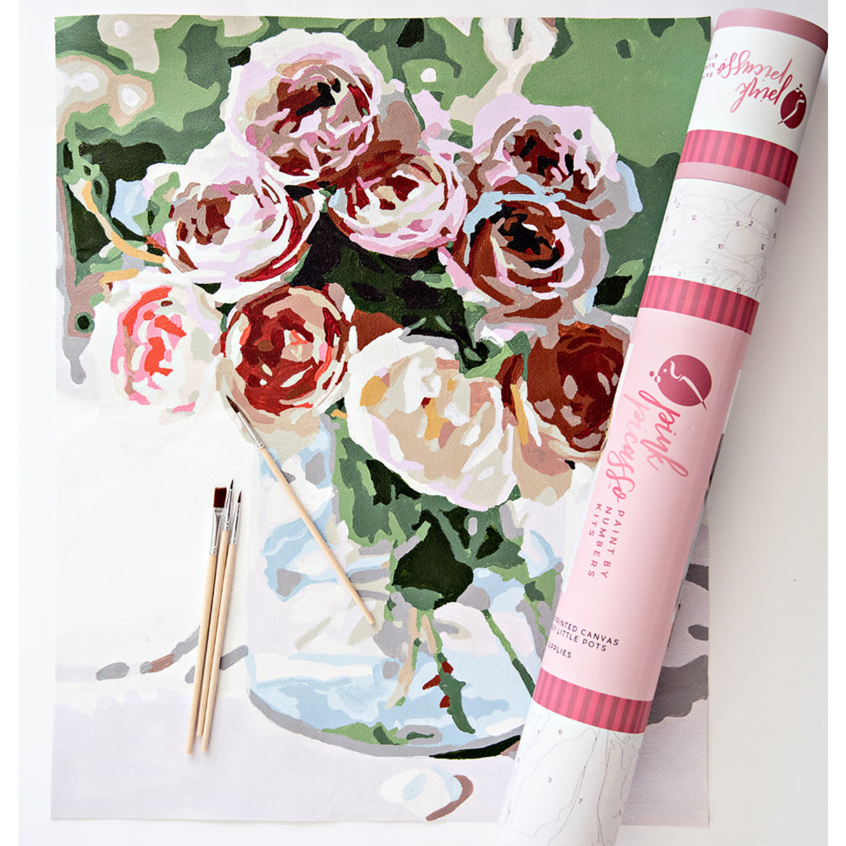 Pink Picasso Paint By Numbers, Mail Me Roses