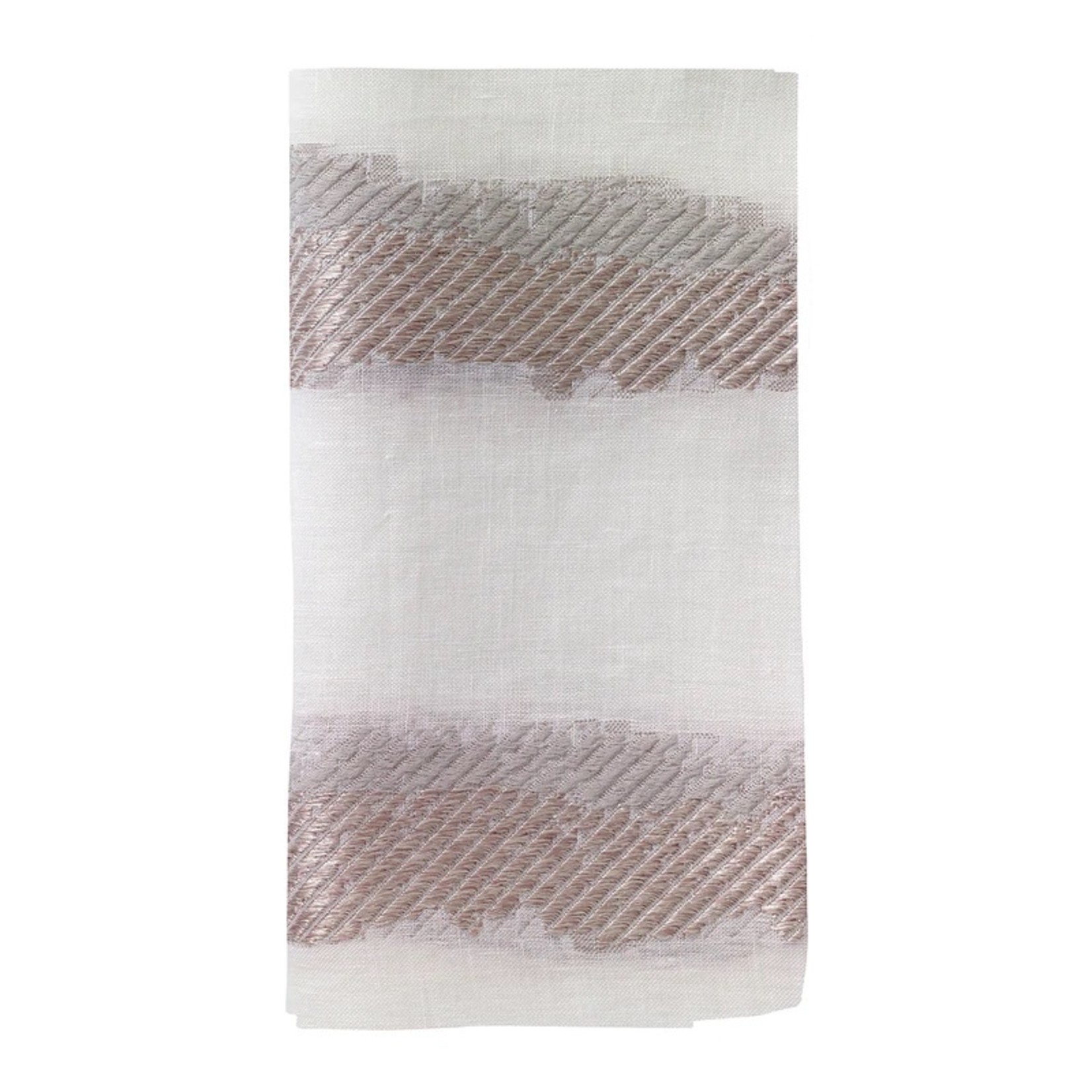 Bodrum Brushstroke Silver Napkin