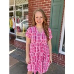 Mary Square Harper Well Behaved Hot Pink Dress