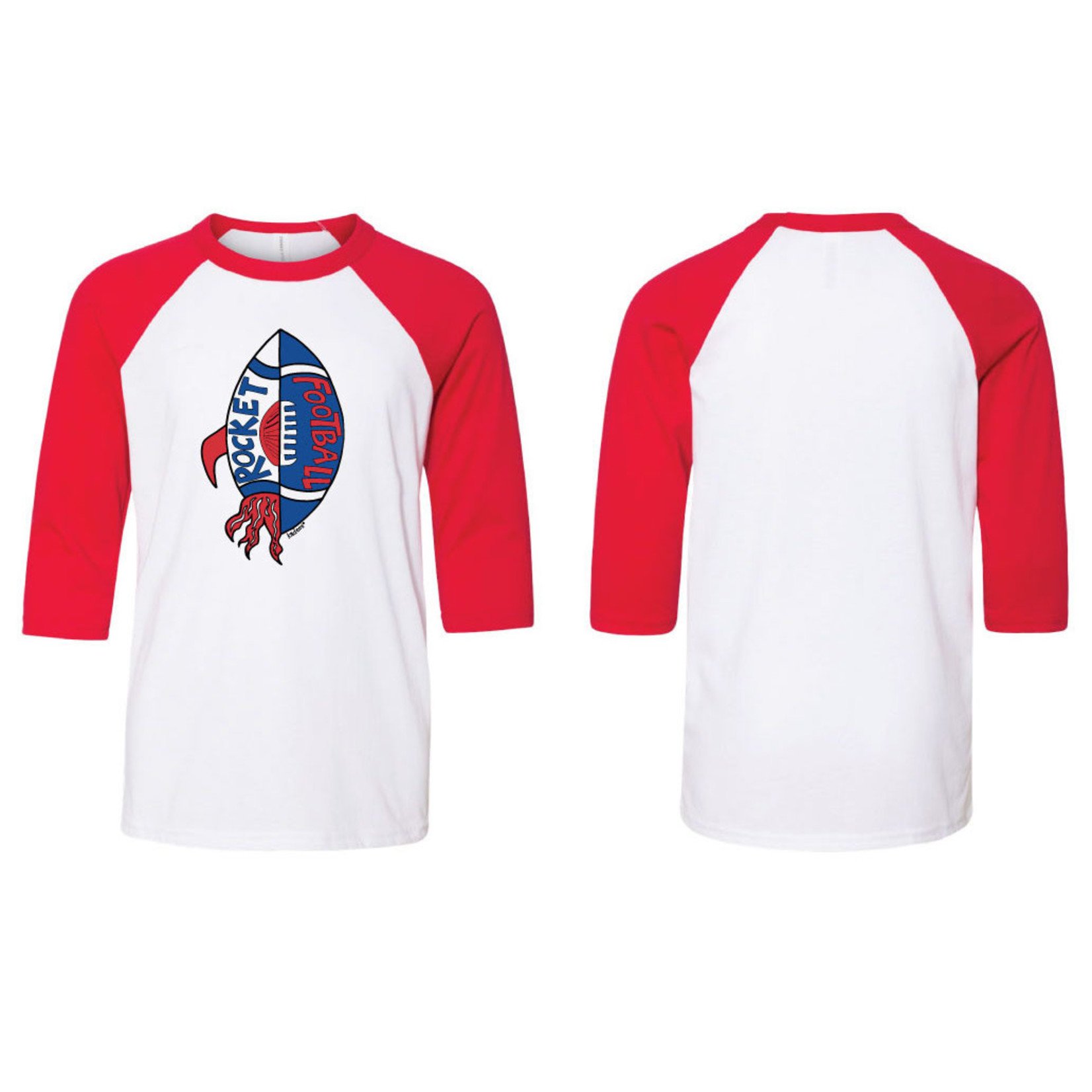 Kademi Rocket Football Baseball Sleeve Shirt Youth