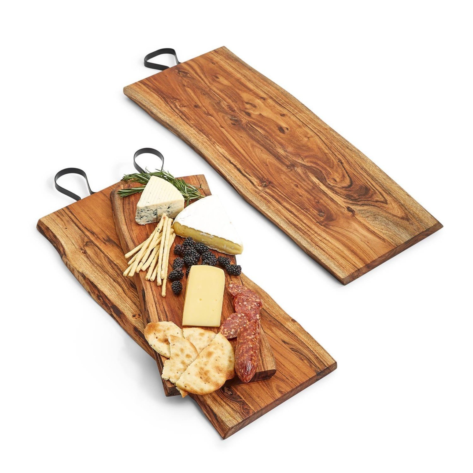 Two's Company Serving Board w/Iron Handle, Small