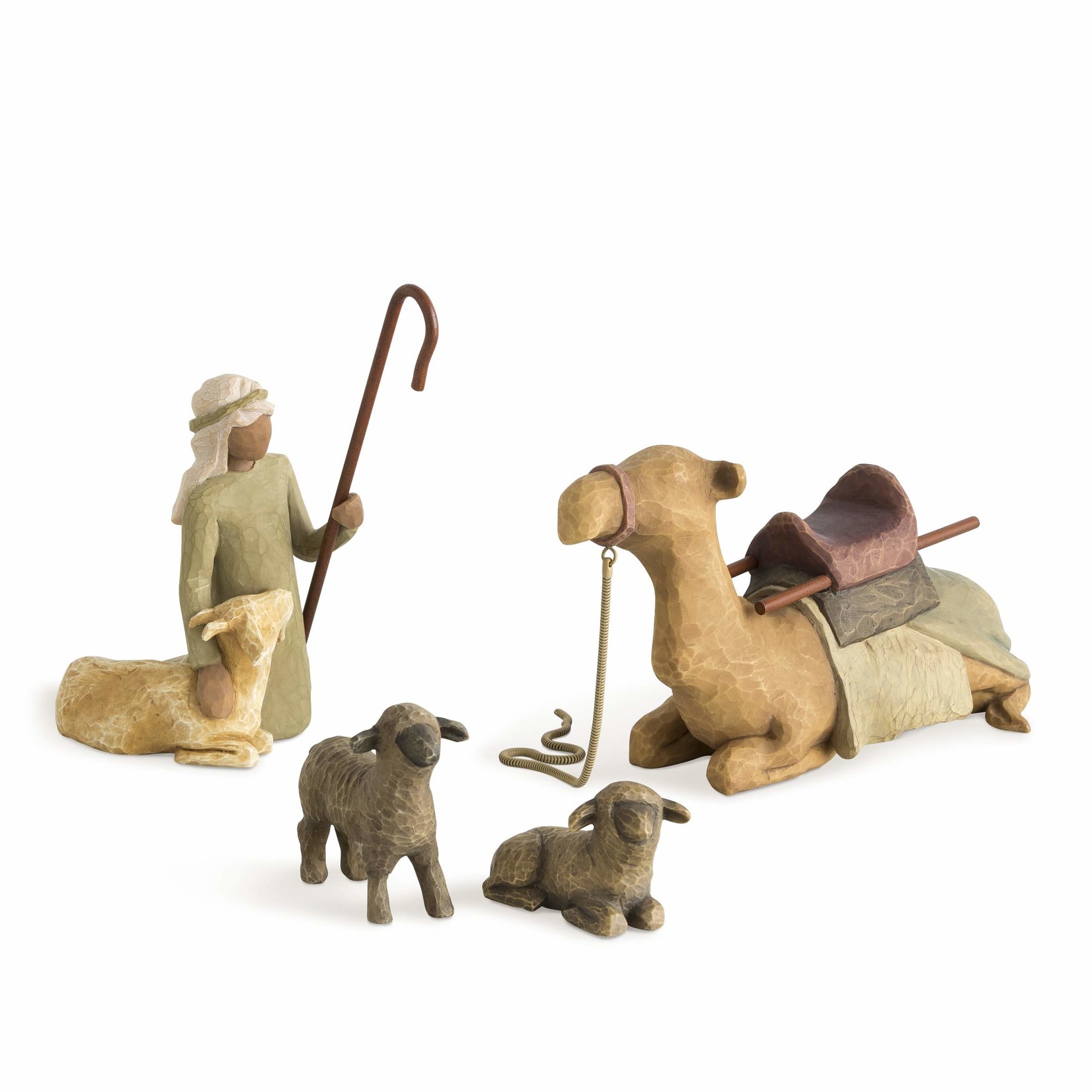 Willow Tree Shepherd And Stable Animals