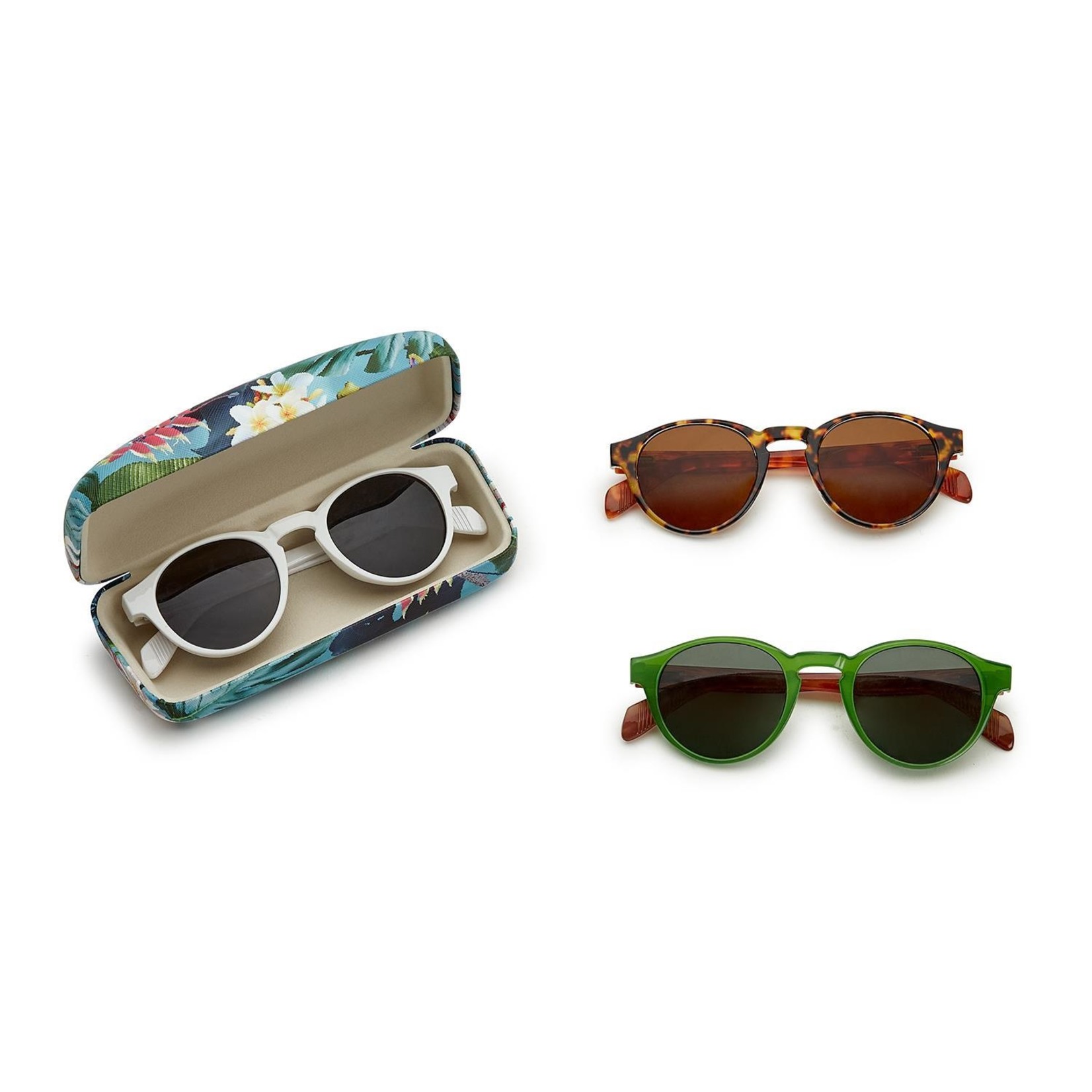 Two's Company Havana Nights Retro Inspired Sunglasses