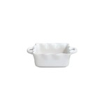 Casafina Cook & Host Square Ruffled Baker 10" White