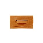 Able Mare Handle Clutch, Cognac