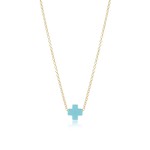 enewton egirl Signature Cross Necklace Gold 14"