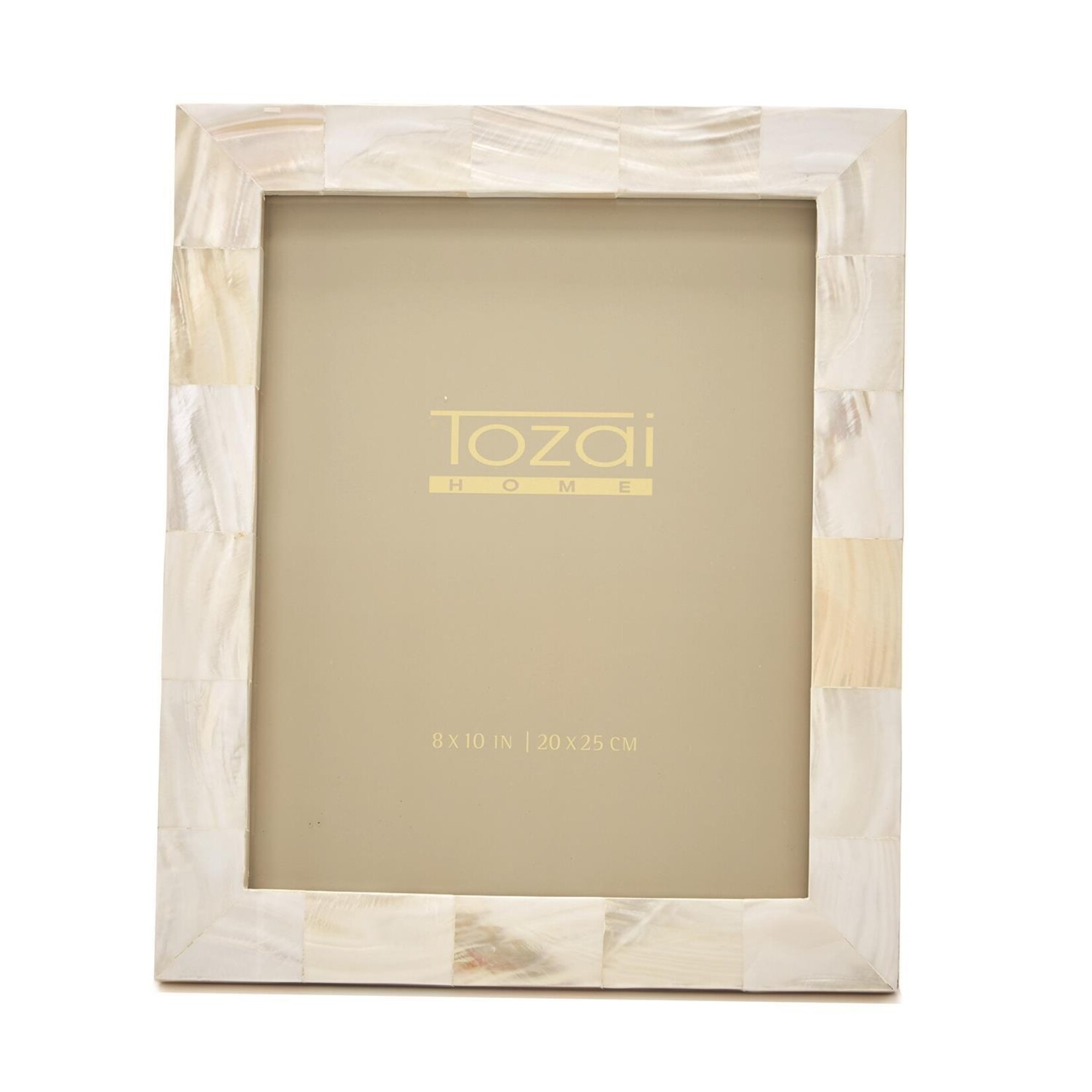 Tozai Pearly White 8" x 10" Mother of Pearl in Gift Box