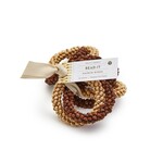 Two's Company Bead-It S/4 Dual Color Beads Napkin Rings