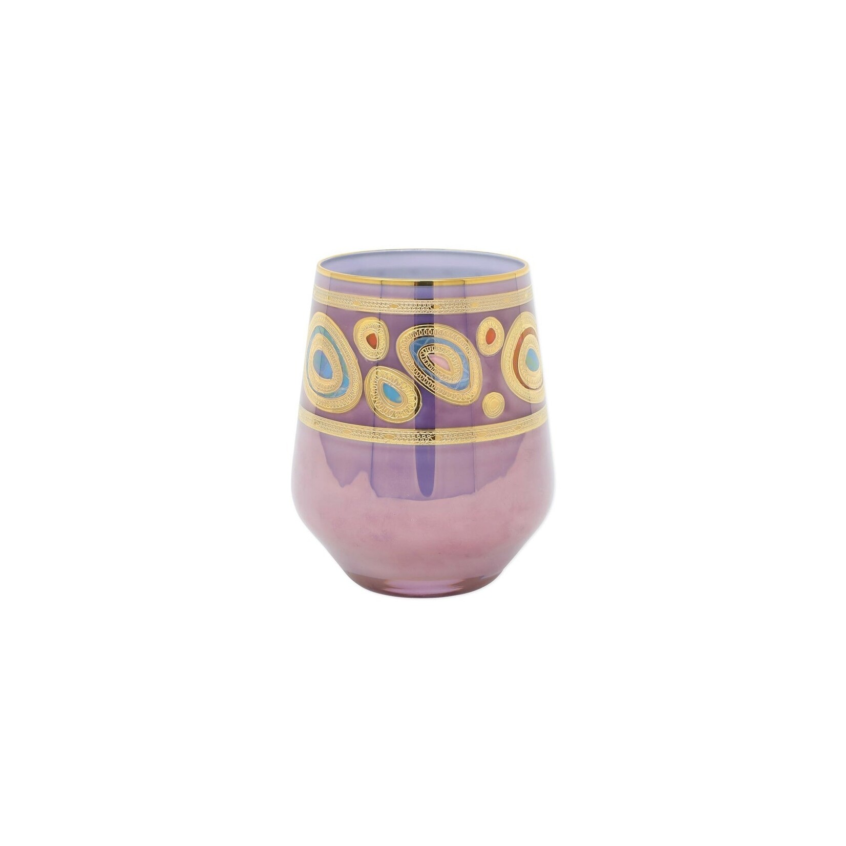 Vietri Regalia Stemless Wine Glass