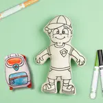 Kiboo Kids Color and Play Dolls with Mini Backpacks