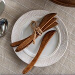 Juliska Bilbao Wood Spreaders S/4