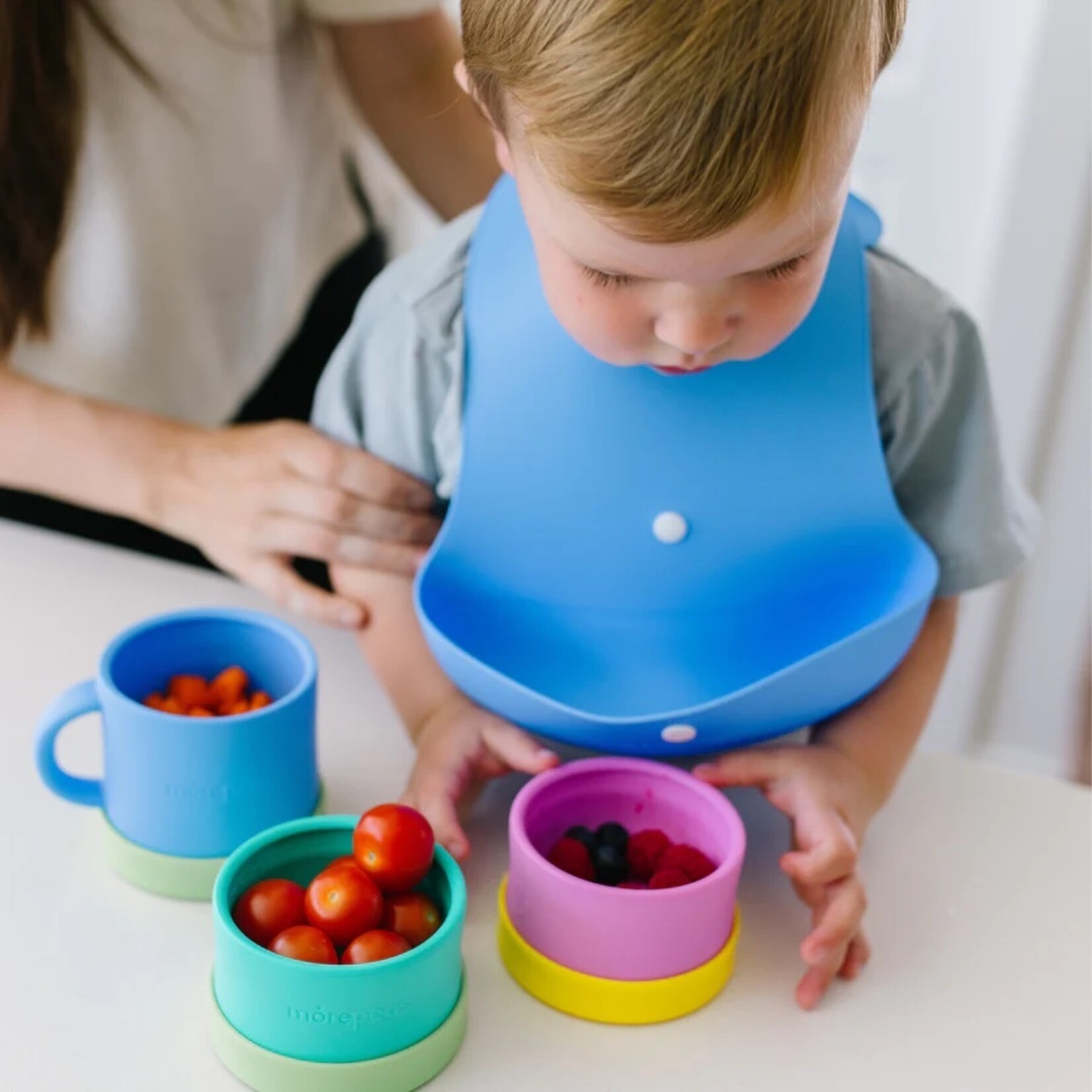 Morepeas Roll & Snap Bib