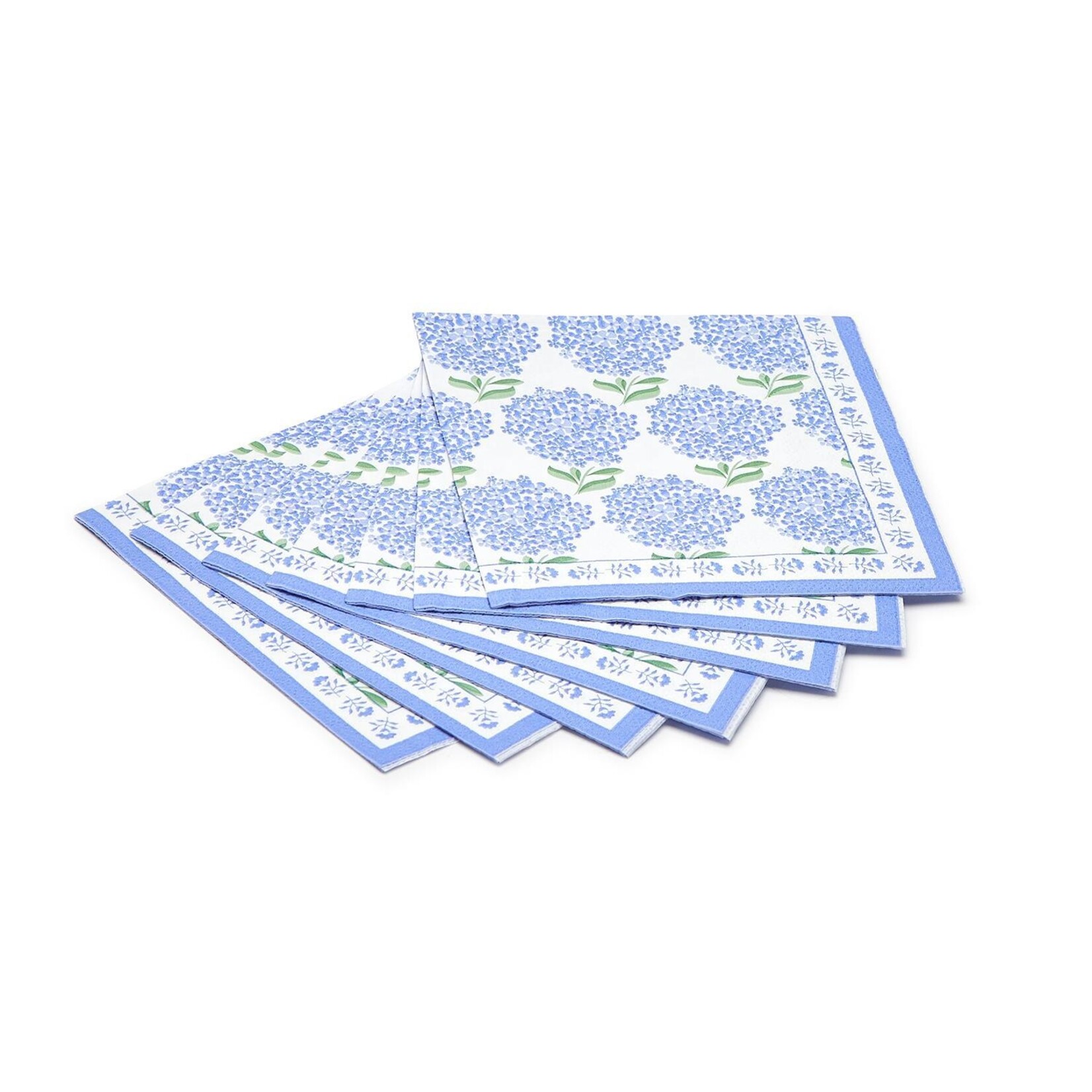Two's Company Hydrangea 3-Ply Paper Napkin (includes 20 napkins)