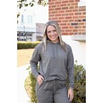 Barefoot Dreams MC Butterchic Hoodie Olive Branch